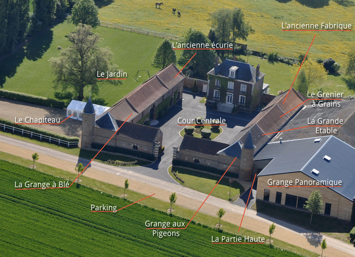 Plan Granges du Bel Air